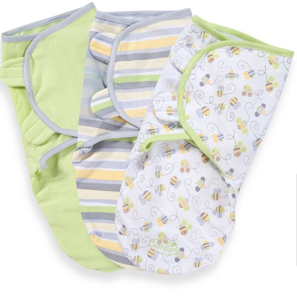 NWOT Set of 3 Infant Swaddle Sleepers